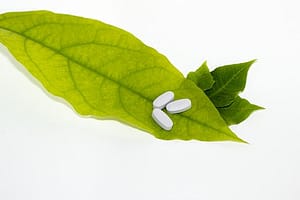 leaves and pills